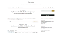 Desktop Screenshot of ozeraydin.com